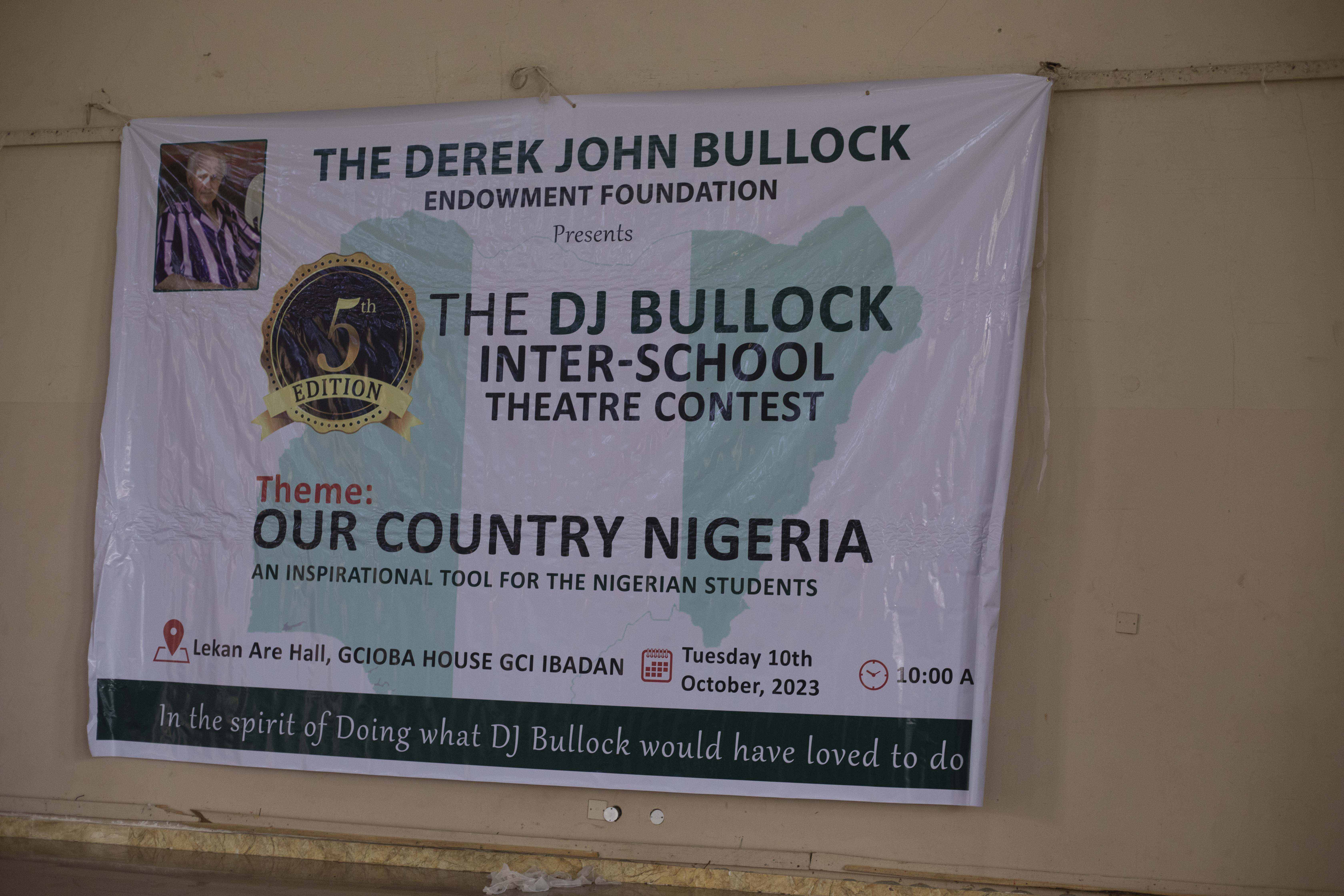 2022 - 5th Edition of DJBullock Foundation Interschool Playwrite & Theatre Contest
