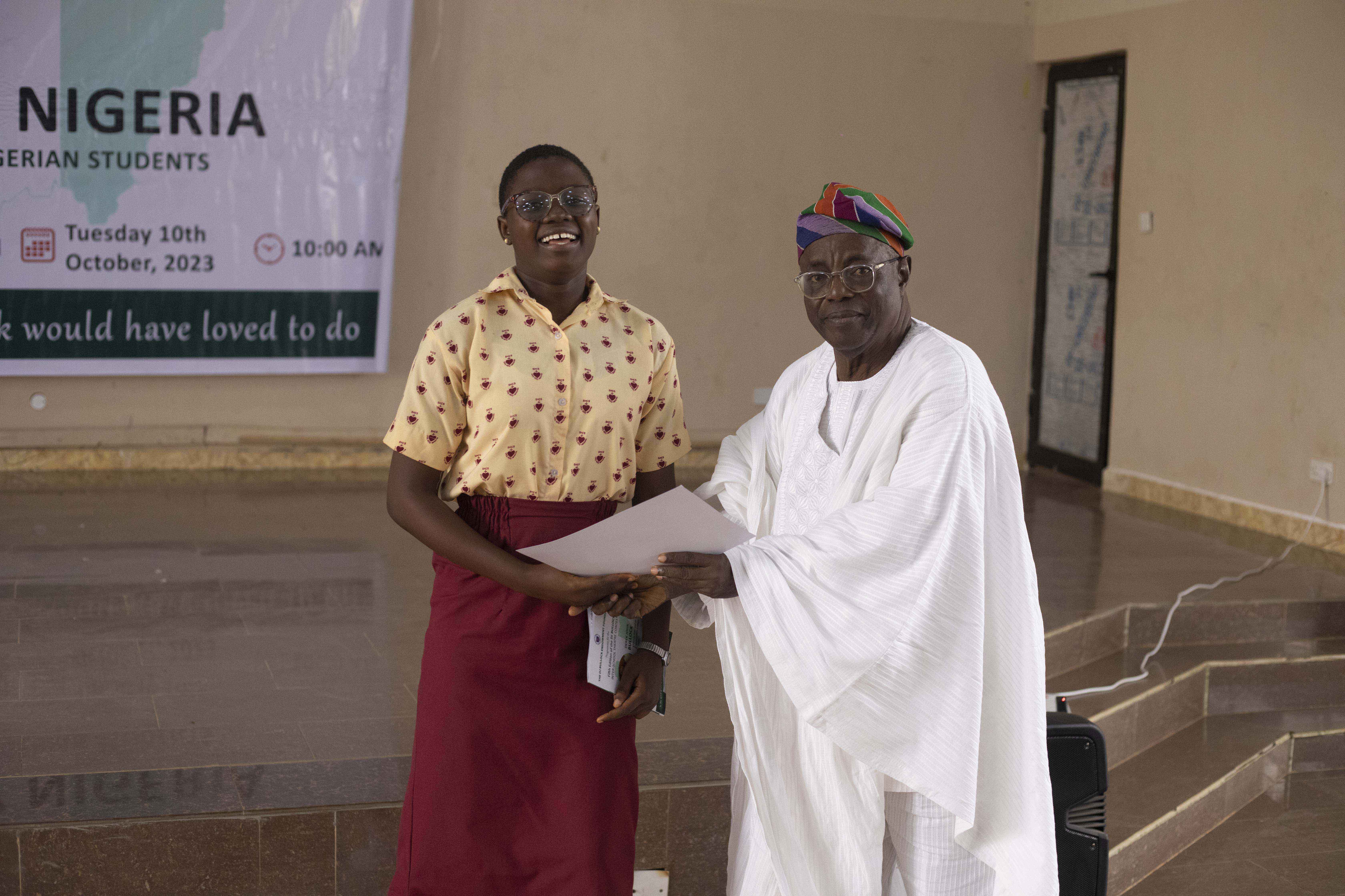 2022 - DJBullock Foundation Interschool Playwrite & Theatre Contest - Presentation of Certificates to Schools
