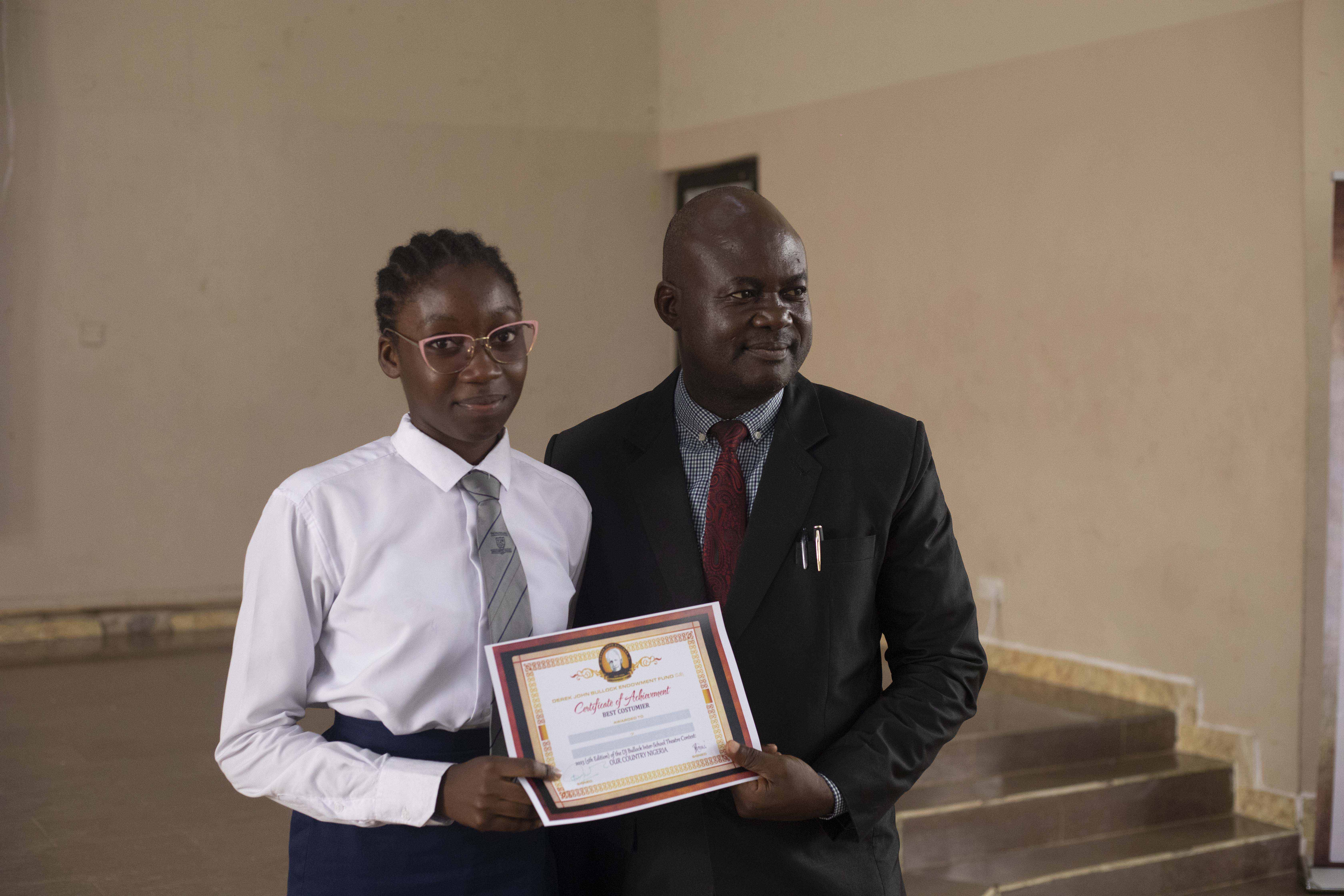 2022 - DJBullock Foundation Interschool Playwrite & Theatre Contest - Presentation of Certificates to Schools
