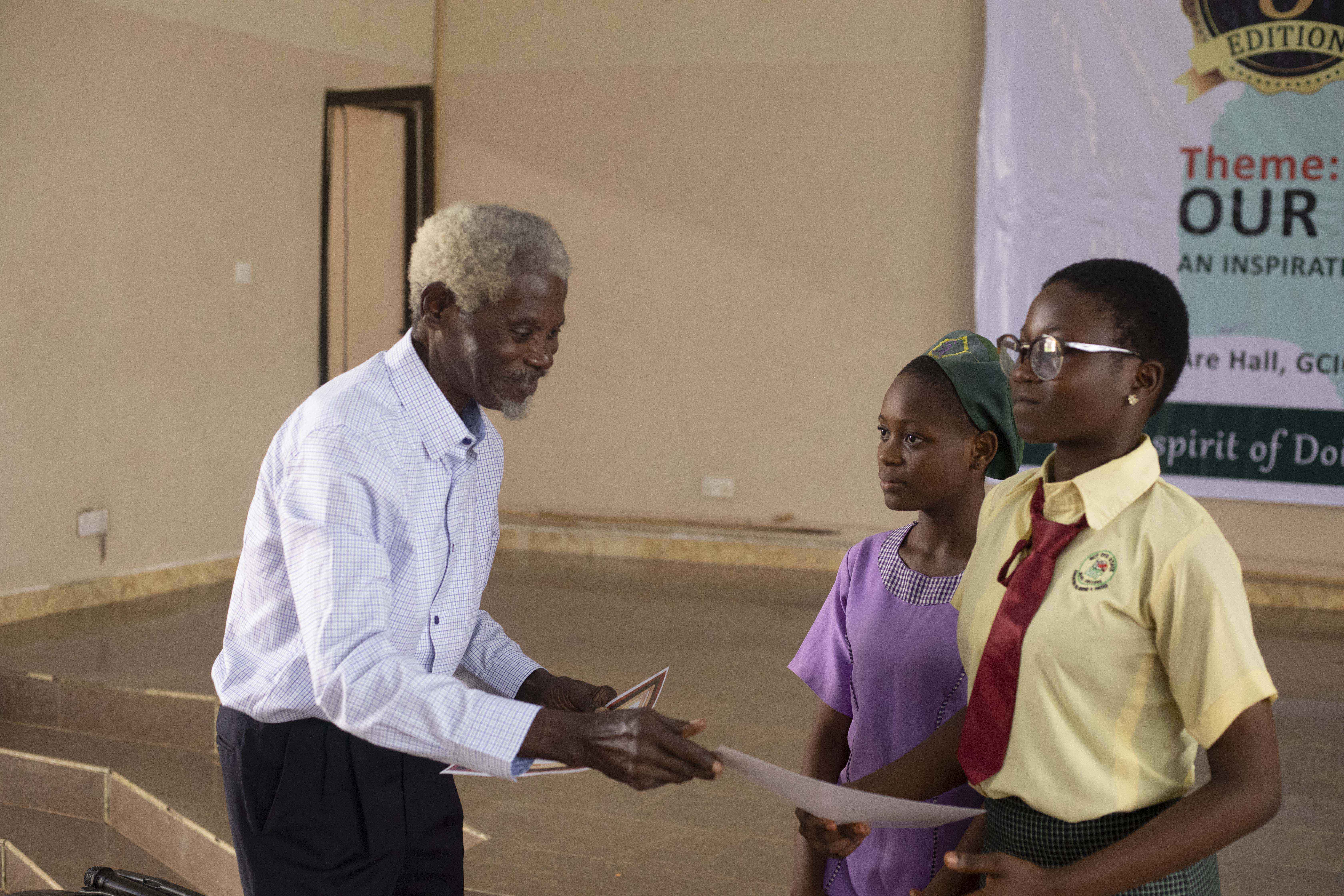 2022 - DJBullock Foundation Interschool Playwrite & Theatre Contest - Presentation of Certificates to Schools