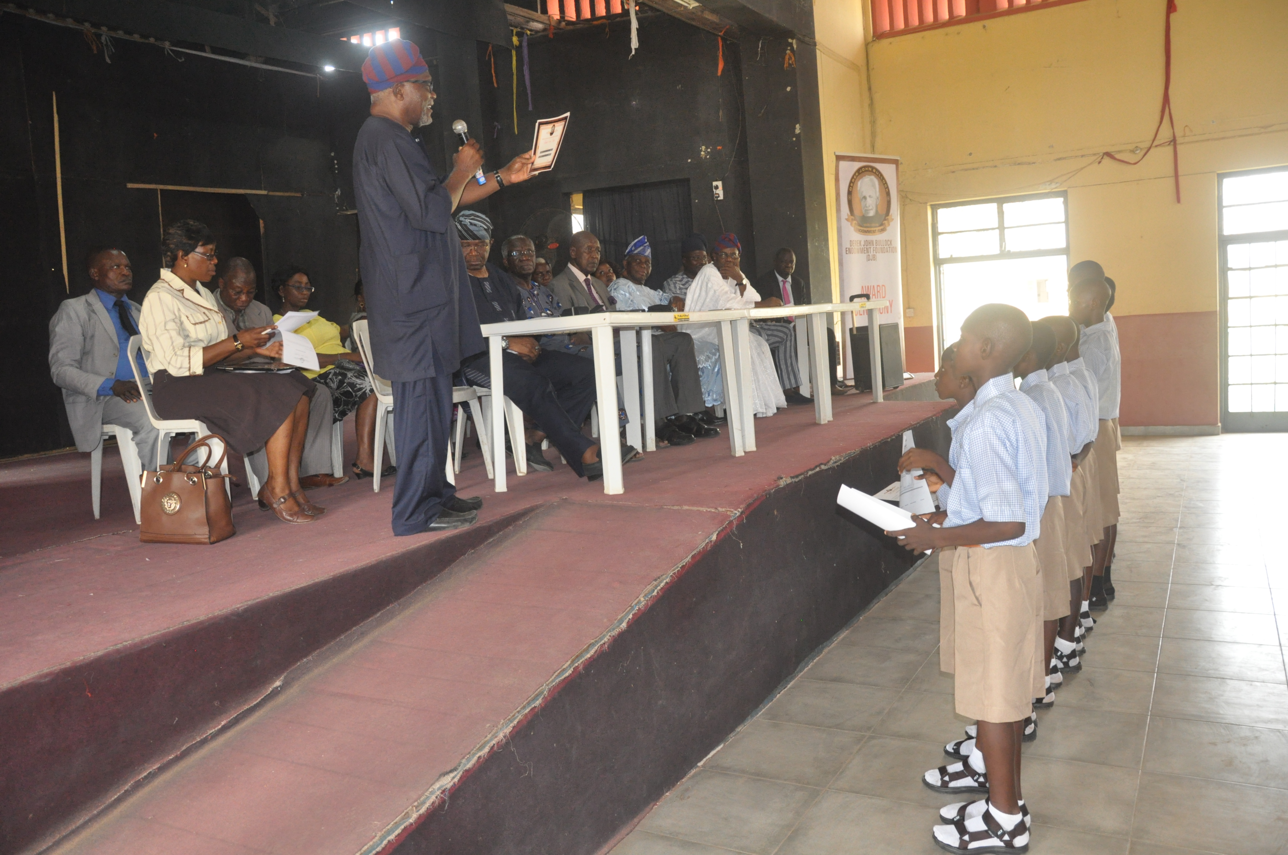 Students who benefited from DJBullock foundation 2017 Award