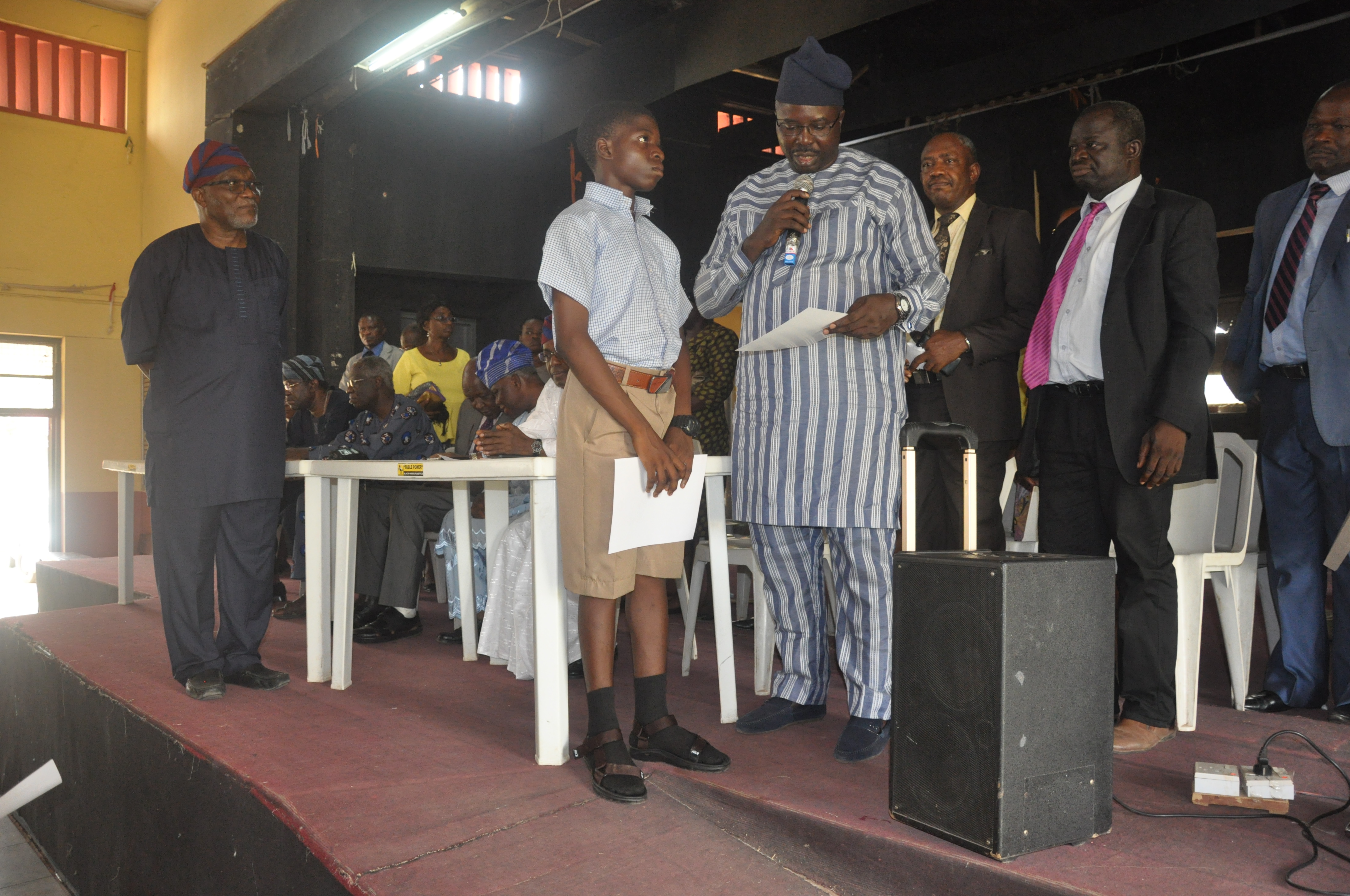 Award Presentation By Commissioner of Education